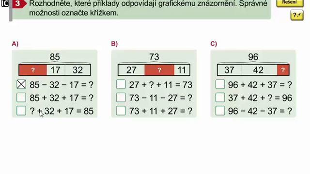 Odčítání více čísel, Matýskova matematika 7. díl, strana 44, cvičení 3 смотреть онлайн