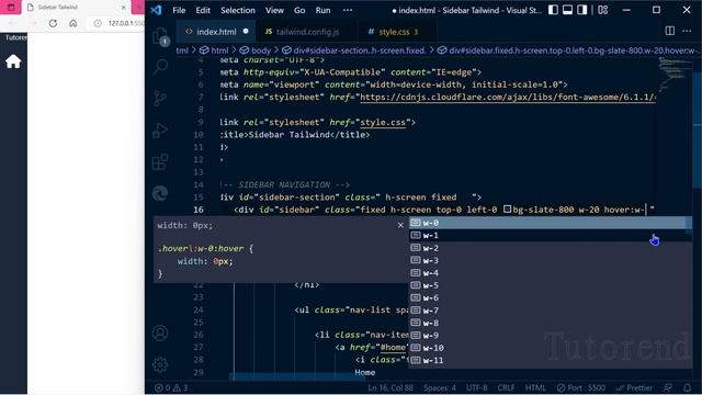 Tailwind CSS Sidebar Navigation menu ! Tailwind CSS смотреть онлайн