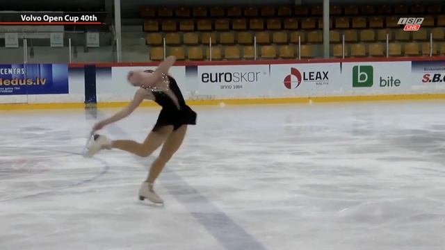 Анна Попова / Anna POPOVA (RUS) - Volvo Open Cup 40th Junior Ladies - Short Program - 07.11.2019 смотреть онлайн
