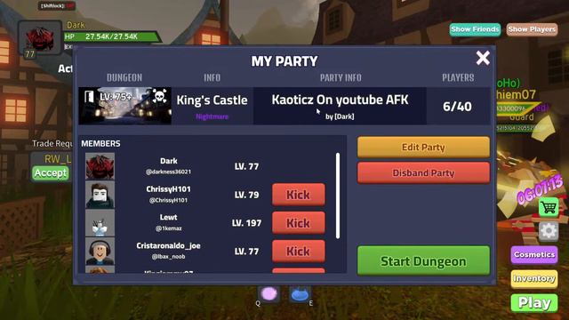 LIVE!!! Roblox Dungeon Quest смотреть онлайн