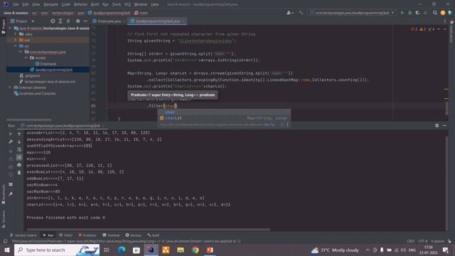 7 | Java 8 | Find 1st Non Repeated or Repeated Character from given String | Using Java 8 Stream AP смотреть онлайн