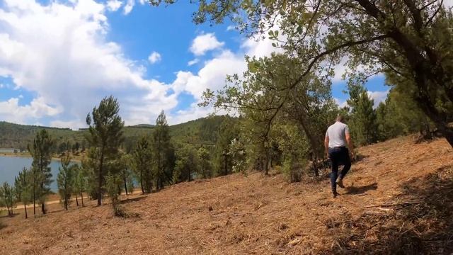 LAKESIDE LAND WITH SLATE RUIN FOR SALE - CENTRAL PORTUGAL CHEAP PROPERTY