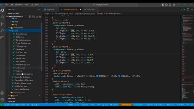 Nefa Landing in Nuxt 3 смотреть онлайн
