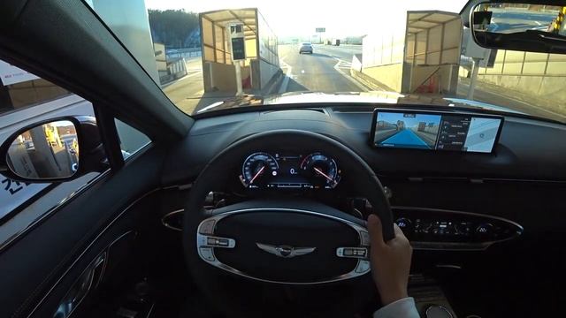2021 GENESIS GV70 3.5 T-GDi AWD POV test drive смотреть онлайн