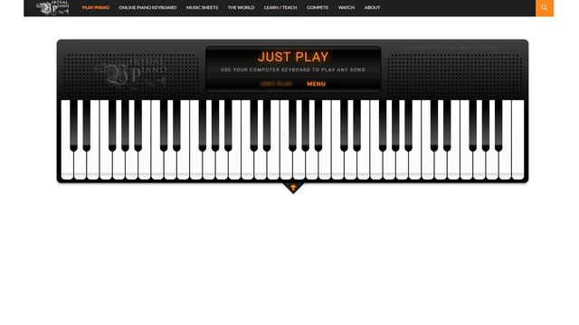 Canon in C - Virtual Piano смотреть онлайн