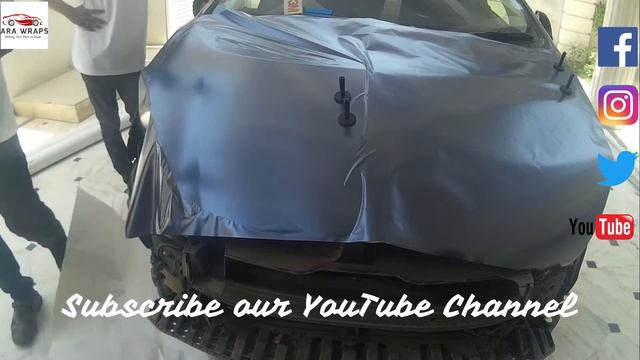 Bonnet Wrap (Matte Metallic Deep Blue) смотреть онлайн