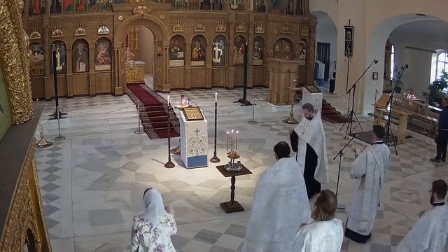 24.05.2023г. Всенощное бдение в праздник Вознесения Господня в Феодоровском соборе смотреть онлайн