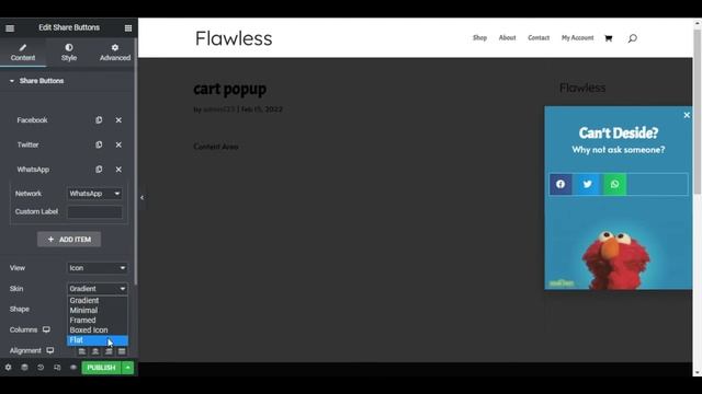 How to Create a Shopping Cart Popup in WordPress Using Elementor | WordPress Popup Tutorial 2022 смотреть онлайн