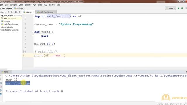 10.3 Dir Function Print Namespace | Modules | Learn Python Programming Step by Step Tutorials смотреть онлайн