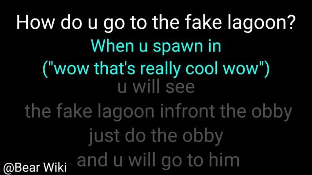 Lagoon information (Roblox Bear) смотреть онлайн