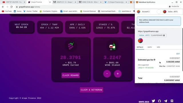 GRAPE FINANCE UPDATE PLUS NEW INTERFACE AND NODE GIVE AWAY смотреть онлайн