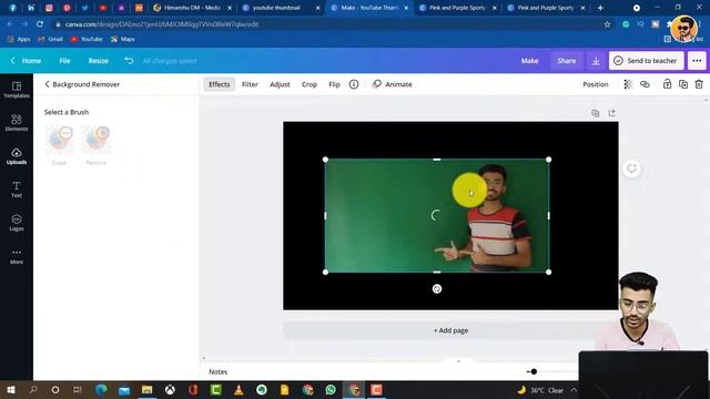 How to Make Thumbnails for YouTube Videos in Canva (2023)? | YouTube Thumbnail Kaise Banaye PC✅ смотреть онлайн