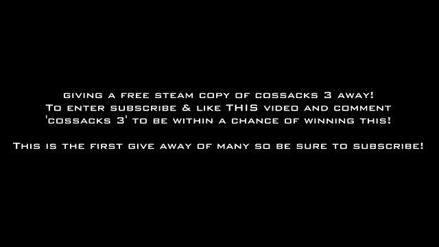 Cossacks 3 STEAM COPY GIVEAWAY! смотреть онлайн