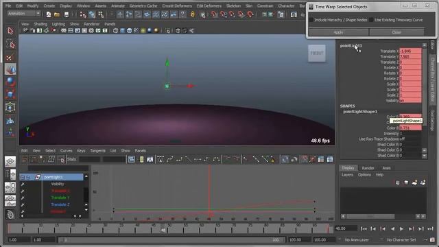 Retiming Animation in Maya with Time Warp Curves смотреть онлайн