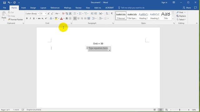 Quickest way to enter math equations in Microsoft Word (365, 2016, 2013 etc) смотреть онлайн