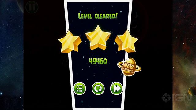 Angry Birds Space: Danger Zone Level D-28 3-Star Walkthrough смотреть онлайн