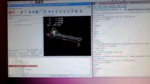Управление LinuxCNC через Python смотреть онлайн