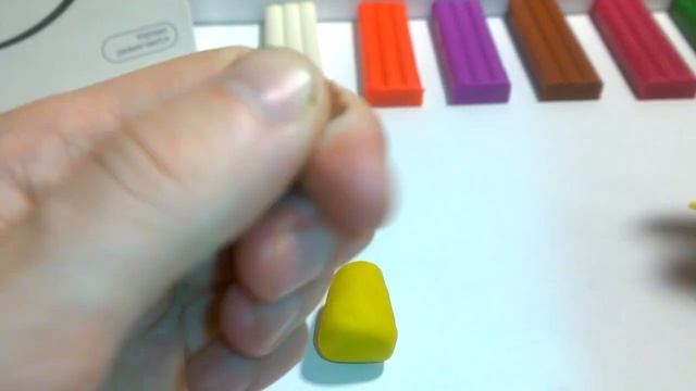 ЛЕПИМ ИЗ ПЛАСТИЛИНА ПЧЕЛЁНКА ИЗ ЛУНТИКА.
