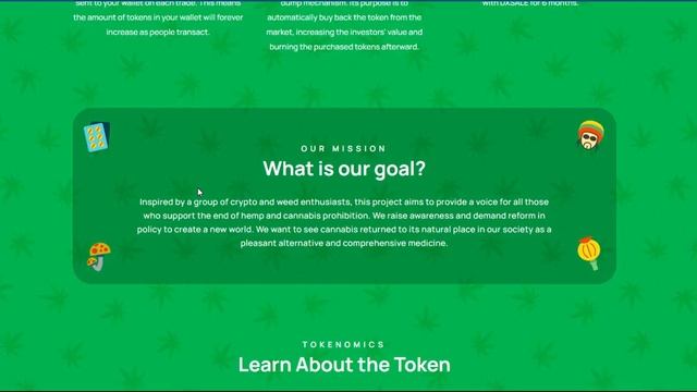 The Hyper-Deflationary, Community-driven token for Weed & Doge lovers смотреть онлайн