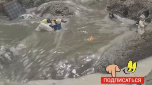 ЛЕГО ГОРОДОК.ЗАТОПЛЕНИЕ ВОДОЙ.