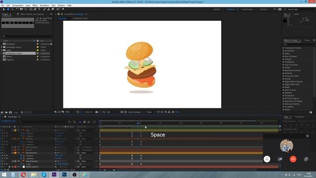 Анимируем гамбургер в After Effects | уроки для новичков смотреть онлайн