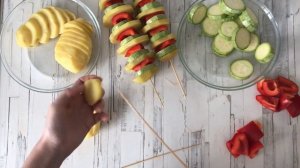 КРАСИВО, ПРОСТО, ВКУСНО! ? ОВОЩИ на шпажках в духовке ? СЕЗОННОЕ БЛЮДО!