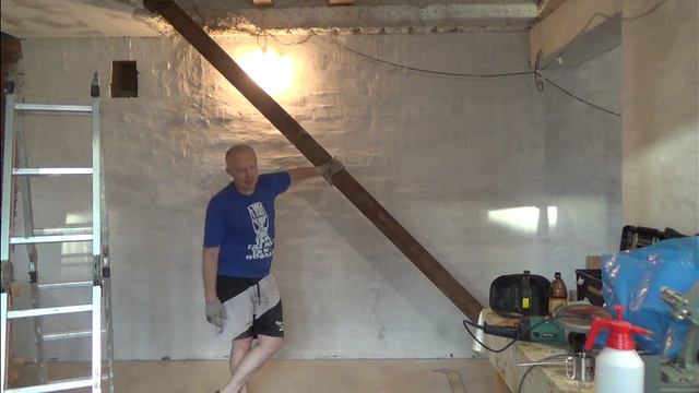 Стальная лестница с деревянными ступеньками своими руками.