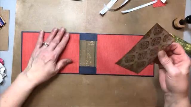 Authentique Liberty 4th of July Double Waterfall Mini Album Tutorial смотреть онлайн