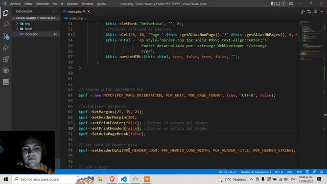 ? Crear Header y Footer en un PDF con TCPDF✅ смотреть онлайн