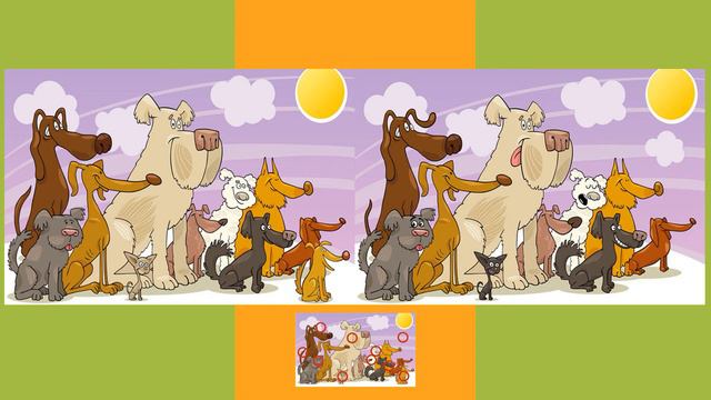 Логическая детская игра. Найди 10 отличий. Logical children's game. Find 10 differences. Часть 4. смотреть онлайн