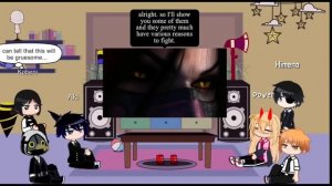 Chainsaw man react to Mortal Kombat Trailers