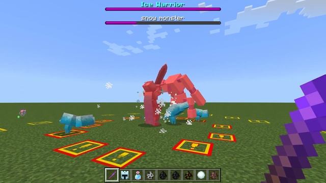 ICE WARRIOR Vs REXY'S EXPANSION in Minecraft Mobs Battle смотреть онлайн