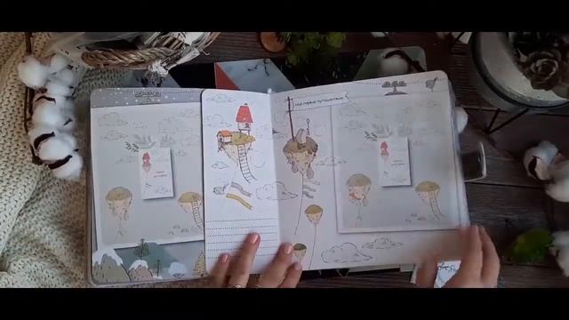 Обзор альбома с печатным блоком / Детский альбом с готовыми страницами смотреть онлайн