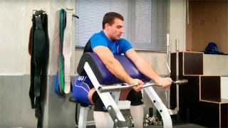 Сгибание рук (бицепс) на скамье скота: техника выполнения смотреть онлайн