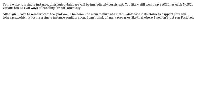 Databases: Can't NoSQL DB ensure consistency if it is residing in a single server? (3 Solutions!!) смотреть онлайн