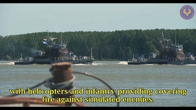 NATO Allies Forces & Vehicles Crossed the Danube River in Romania (Saber Guardian 23) смотреть онлайн