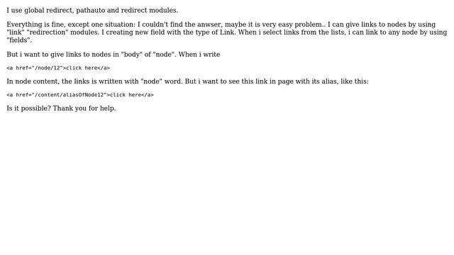 Drupal: Is there a module that changes "node" links to "alias" links? (2 Solutions!!) смотреть онлайн