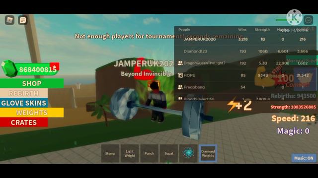 Part 6:Roblox-Ultimate Lifting Simulator:I will stop Rebirths! and how to get 2 speed per 1 second? смотреть онлайн