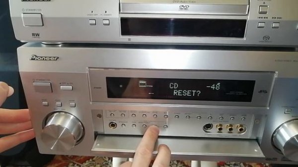 Pioneer VSX-D1011 Сброс настроек на заводские. Factory reset.
