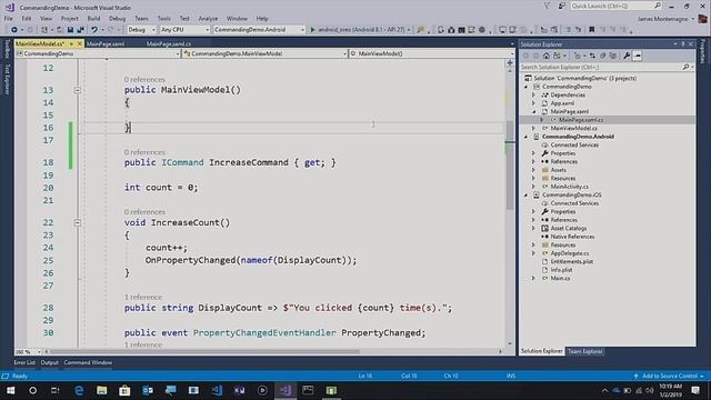 Xamarin.Forms 101: Commands | The Xamarin Show смотреть онлайн