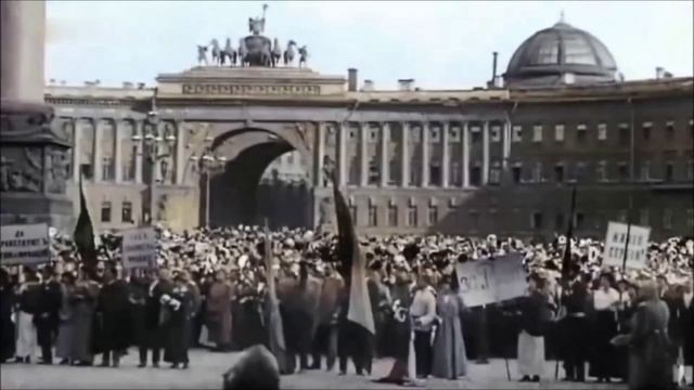 Уникальная цветная кинохроника Николай 2 и его семья! Царь Романов Николай 2. смотреть онлайн