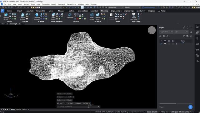 Convert PLY to DXF and divide mesh. | Tip of the Month смотреть онлайн