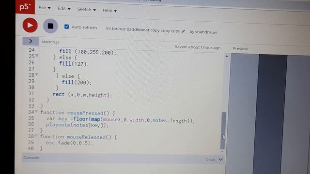 # Make a piano in p5.js web editor @ creative world смотреть онлайн