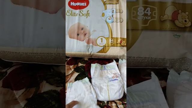 Обзор подгузников  Huggies Elite Soft