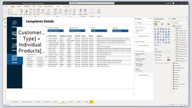 Power BI - How to show the applied filters of your Slicers with No DAX Required using DAX Studio смотреть онлайн