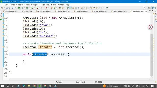 Iterator of collection in java with example смотреть онлайн