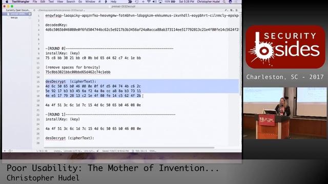 BSidesCHS 2017: "Poor Usability: The Mother of Invention..." by Christopher Hudel смотреть онлайн