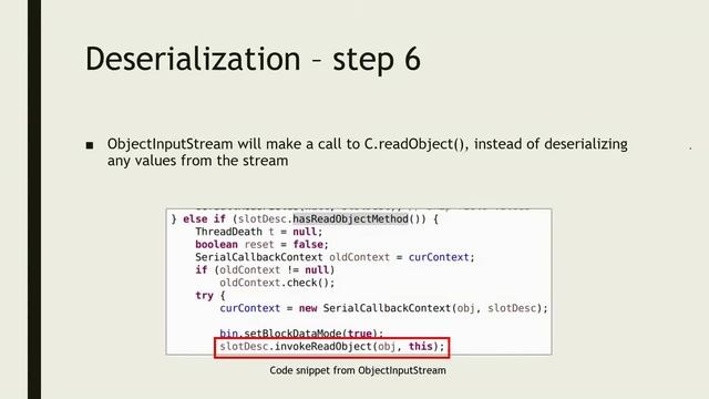 Java Deserialization under the hood смотреть онлайн