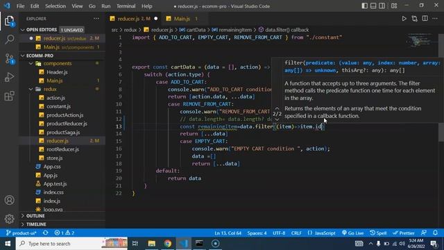 React redux saga in Hindi #15 Remove Item From Cart #react-saga смотреть онлайн