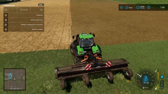 Farming Simulator 22 ➤ Сложный режим • Карта ELMCREEK. Часть 204. Мульчирование полей смотреть онлайн